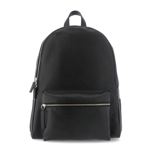 Orciani Rucksack Leather Micron Backpack Black