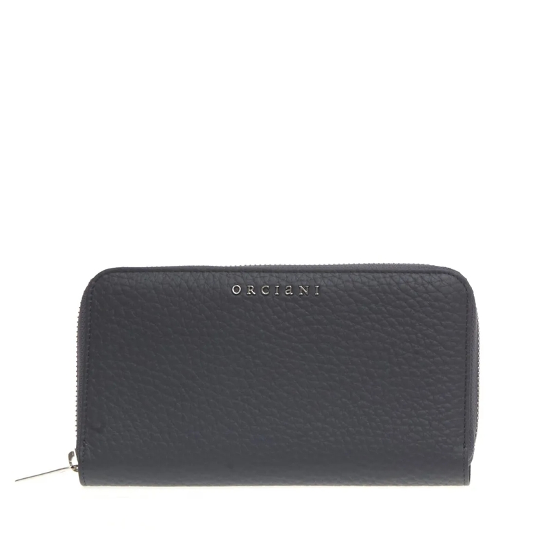 Orciani Geldbörse Gray Full Zip Wallet Grey