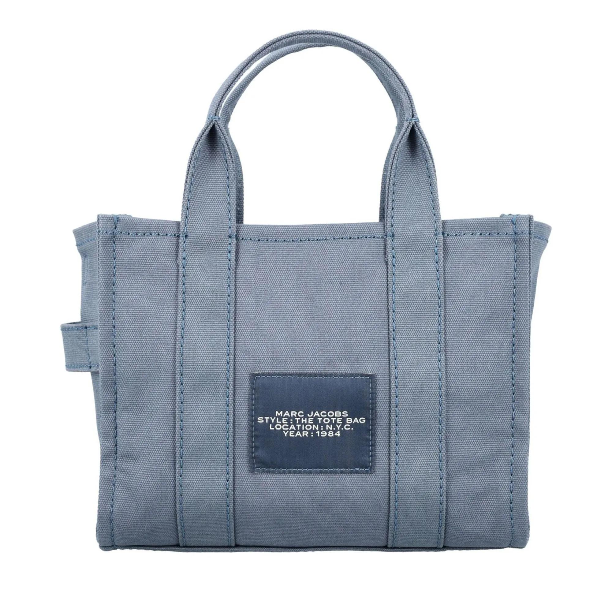 Marc Jacobs Blauwe canvas tote tas met rits Blue Dames