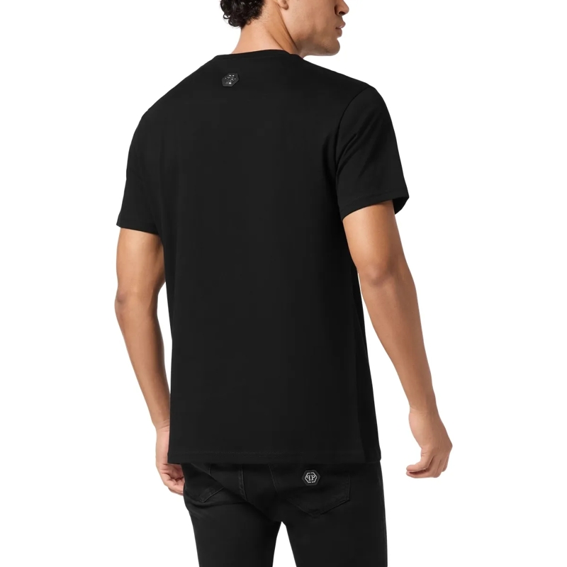Philipp Plein T-Shirt T-Shirt Rundhalsausschnitt Ss College schwarz