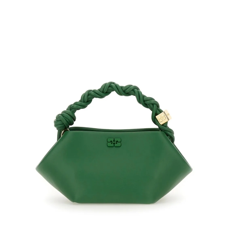 GANNI Schultertasche Mini "Bou" Bag Green