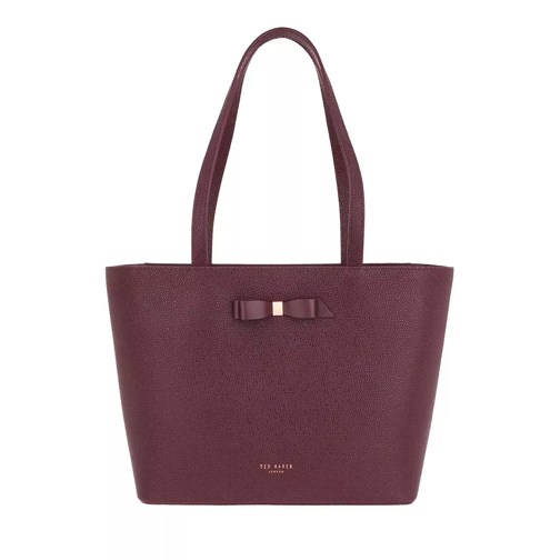 Ted Baker Bow Detail Shopper Oxblood Tote