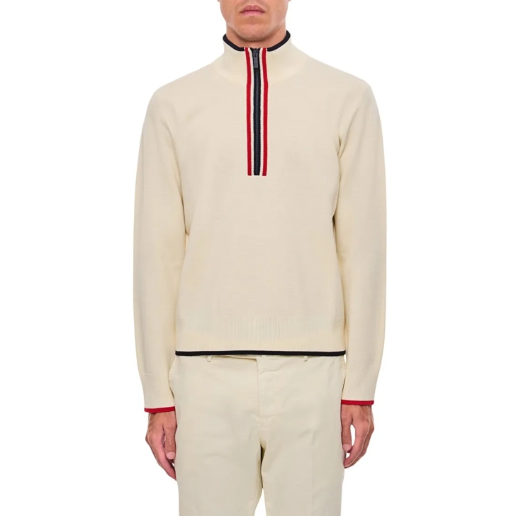 White half zip pullover cheap