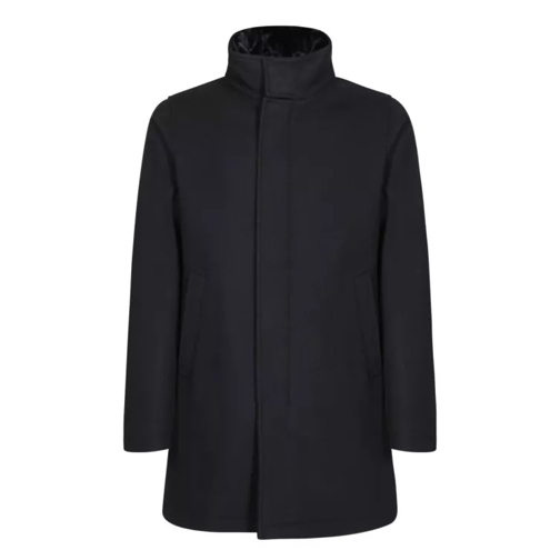 Herno Wool-Blend Coat Black 