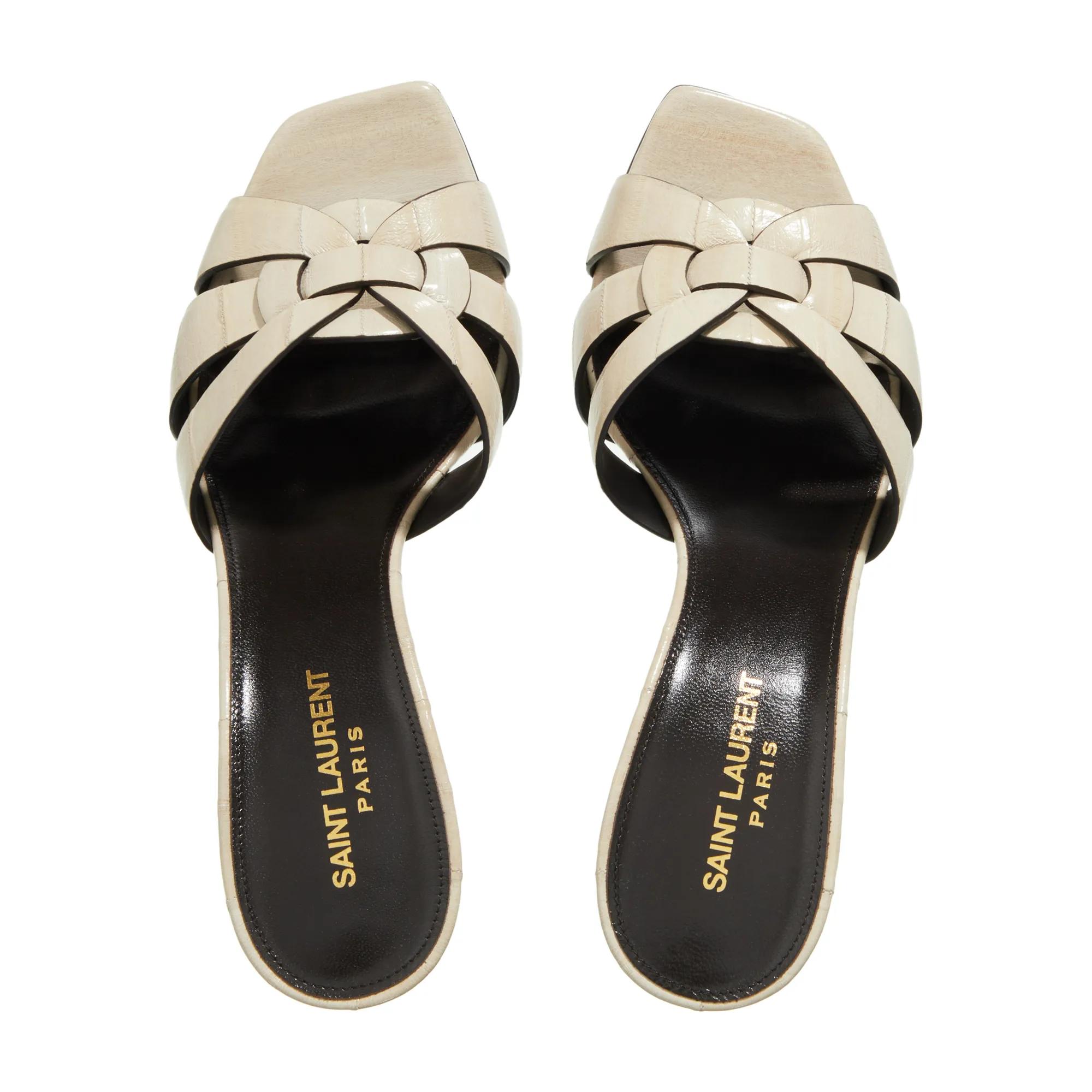 Thumbnail - Saint Laurent Sandalen - Tribute 85 Mule Sandals - Gr. 41 (EU) - in Creme - für Damen