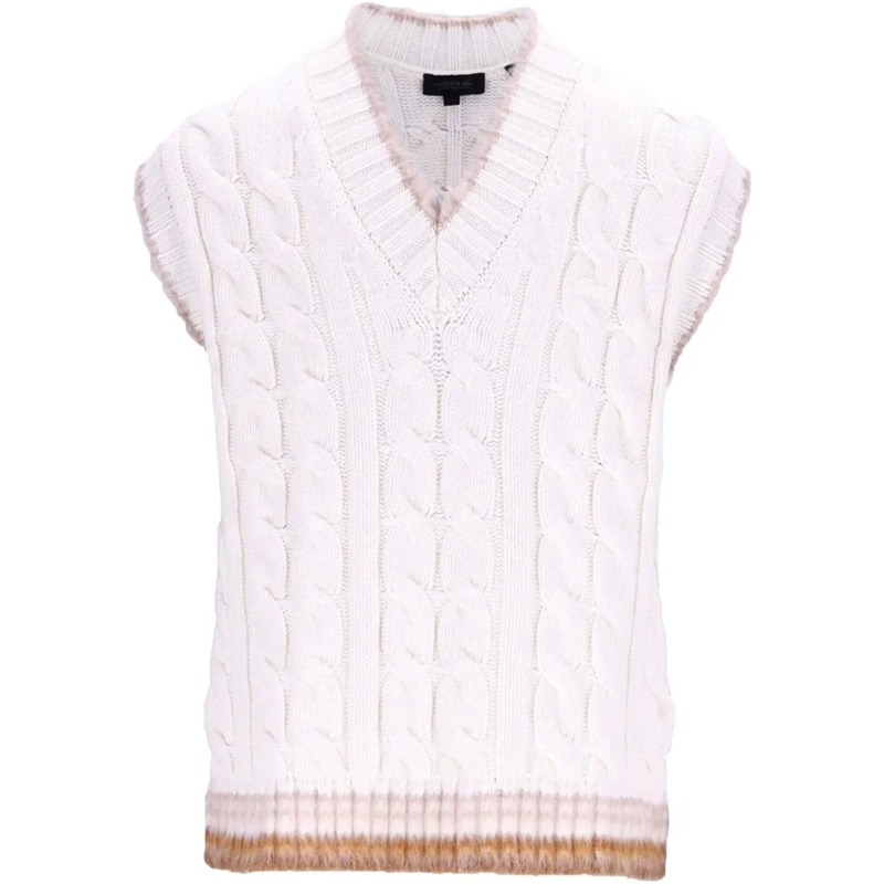 Lacoste Pull Sleeveless Sweater Momo Flour weiß