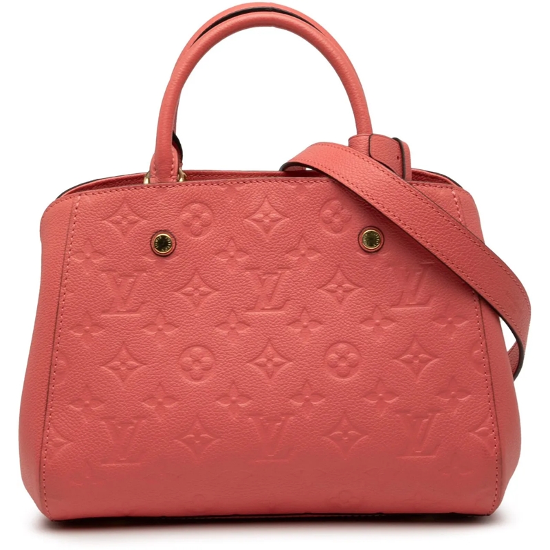 Louis Vuitton Schultertasche Monogram Empreinte Montaigne BB rose