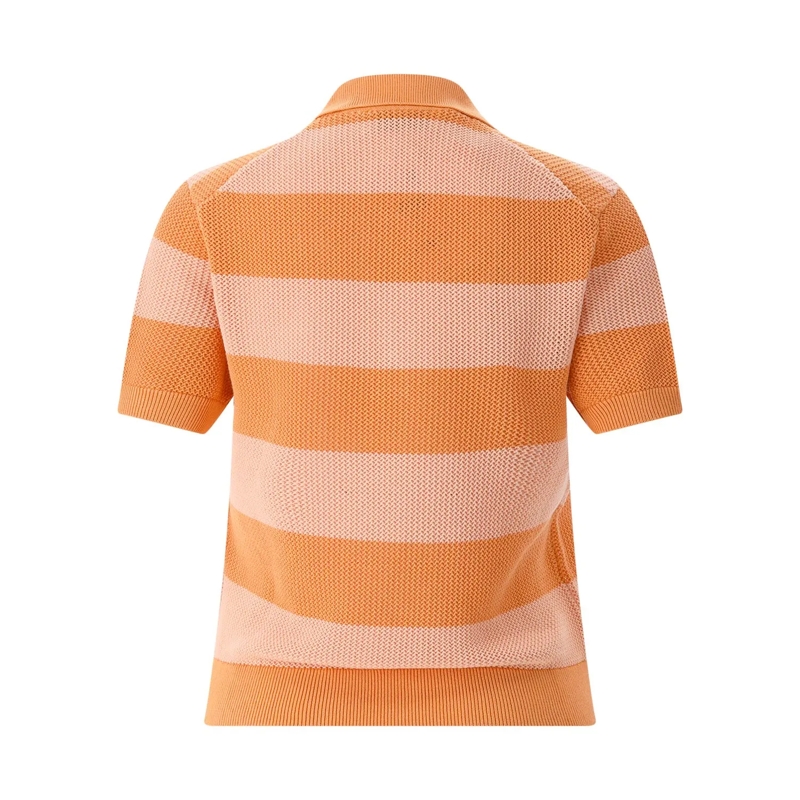 Lacoste Poloshirt Gestricktes Poloshirt aus Baumwolle orange(Image 2)