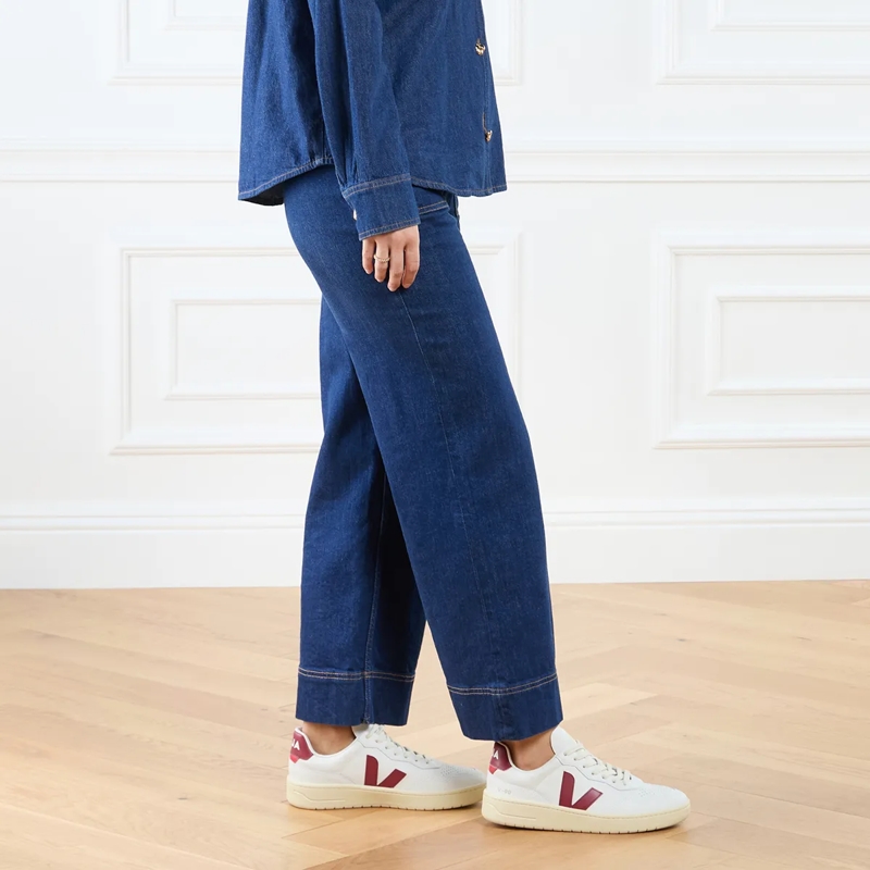 Veja Sneaker basse V-90 Extra White Marsala(Image 4)