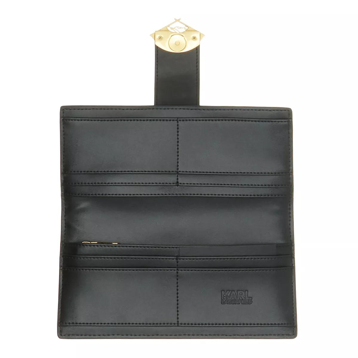 Thumbnail - Karl Lagerfeld Portemonnaie - K/Signature Fan Lg Tote - Gr. unisize - in Schwarz - für Damen