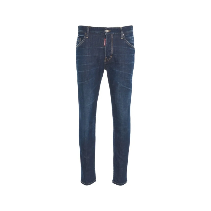 Dsquared2 Jeans Slim Fit Jeans With Classic Five-Pocket Design Blue
