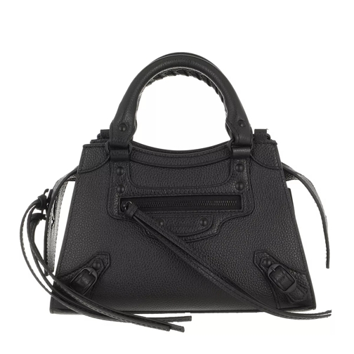 Balenciaga Neo Classic Mini Top Handle Bag Leather  Black Satchel