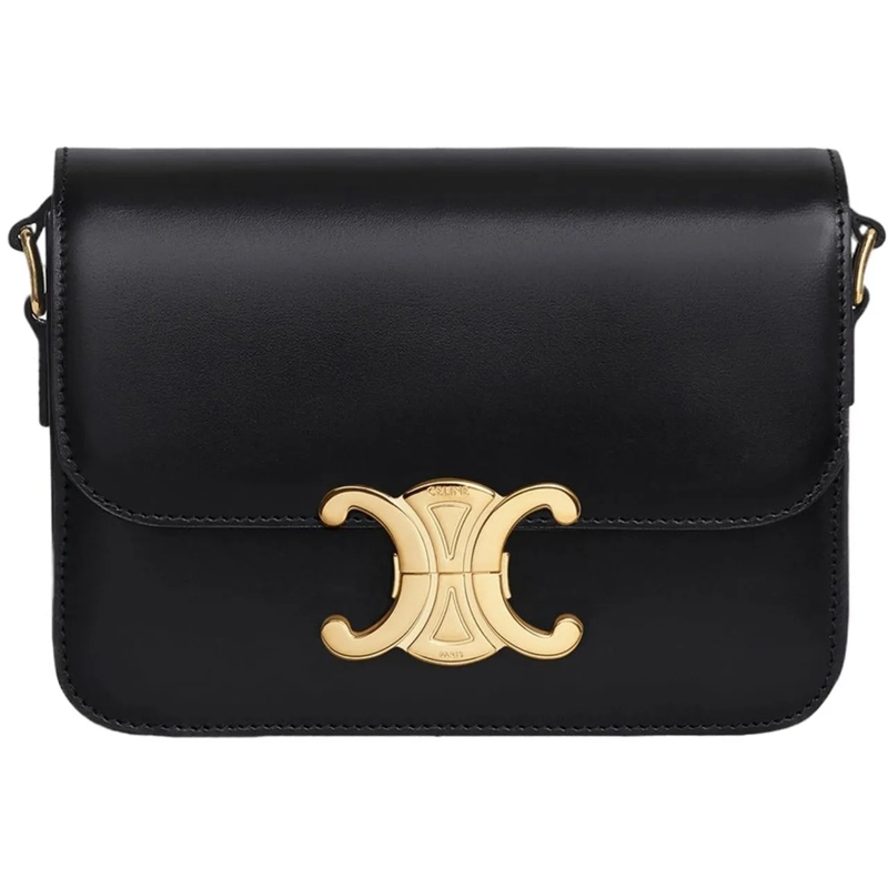 Celine Tote Celine Teen Triomphe Shoulder Bag schwarz