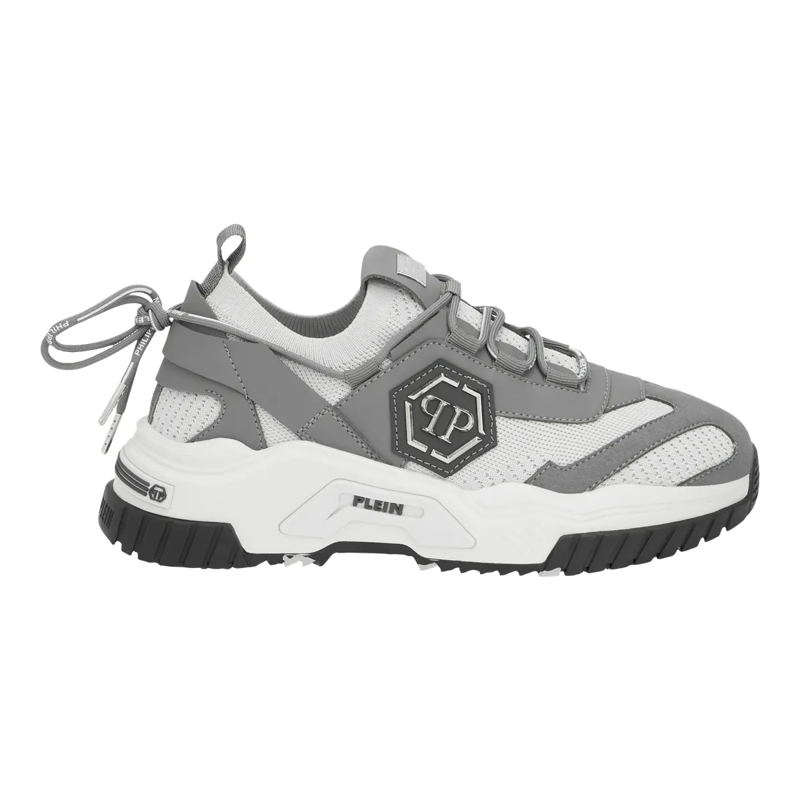 Philipp Plein Low-Top-Sneaker Läufer Predator grau