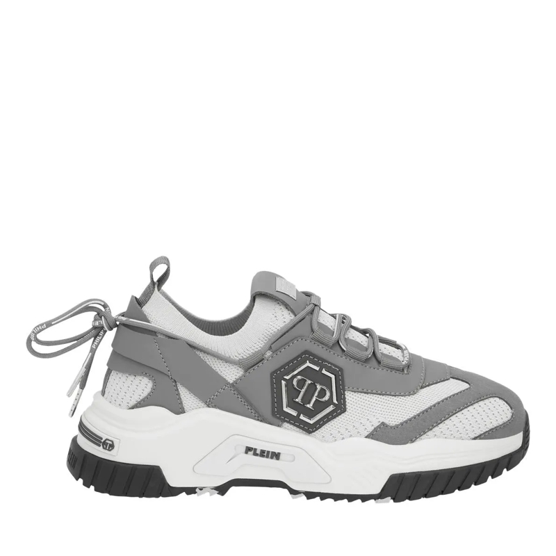 Philipp Plein Low-Top-Sneaker Läufer Predator grau
