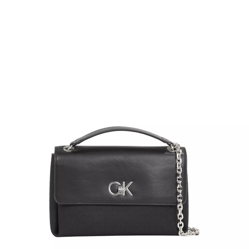 Calvin Klein Calvin Klein Re-Lock Schwarze Umhängetasche K60K61 Schwarz Crossbody Bag