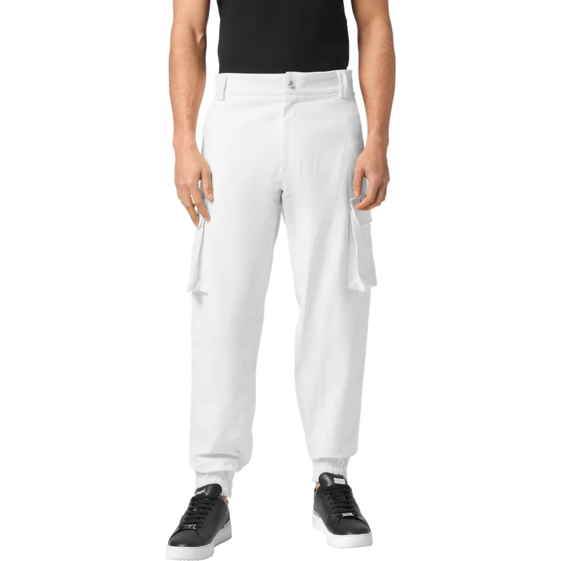 Philipp Plein Cargohose Hose Cargo-Passform weiss(Image 3)