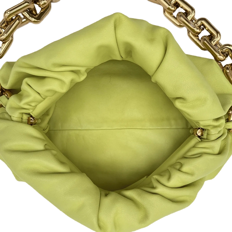 Bottega Veneta Clutch Bottega Veneta Pouch Chain - Lemongrass grün(Image 9)