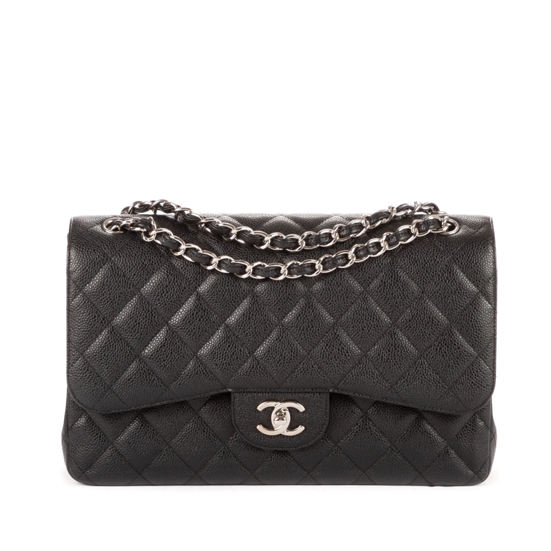 Chanel Schultertasche Classic Jumbo Double Flap 30 schwarz