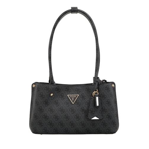 Guess Satchel Meridian Shoulder Satchel Coal Logo