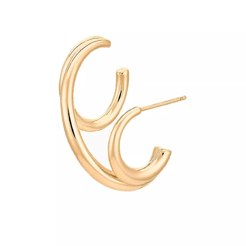 Charlotte Chesnais Triplet Earring Yellow Gold Orecchini a bottone