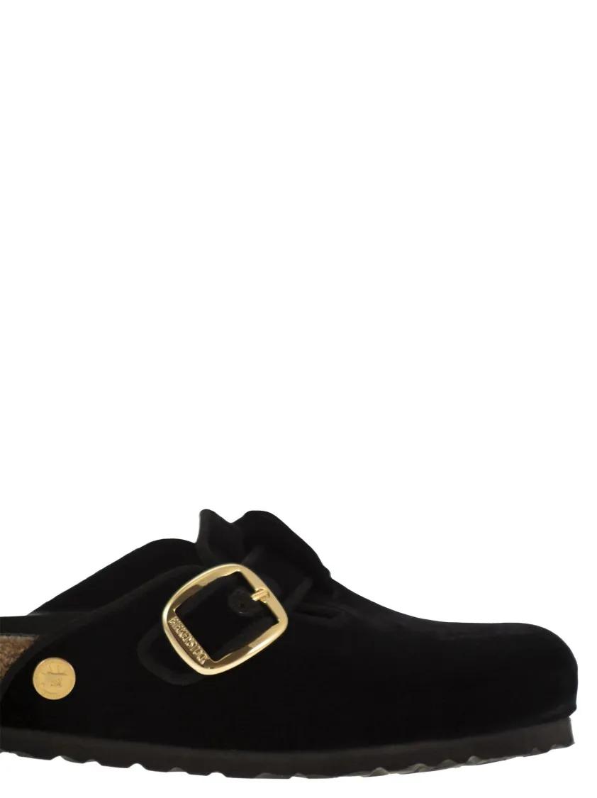 Thumbnail - Birkenstock Slipper & Pantoletten - Boston Big Buckle - Clog With Large Buckle - Gr. 38 (EU) - in Schwarz - für Damen