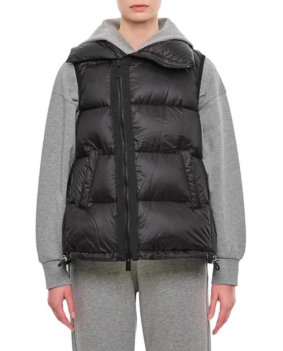 Sacai - Puffer Vest - Größe 2 - schwarz