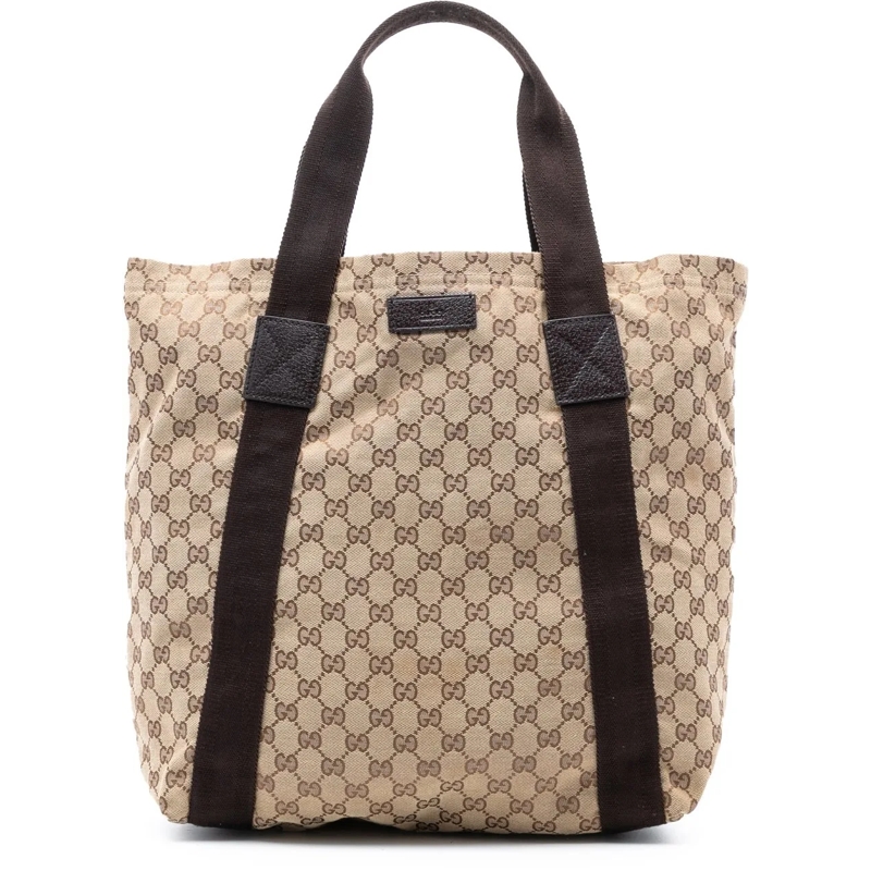 Gucci Shopper GG Canvas Tote braun