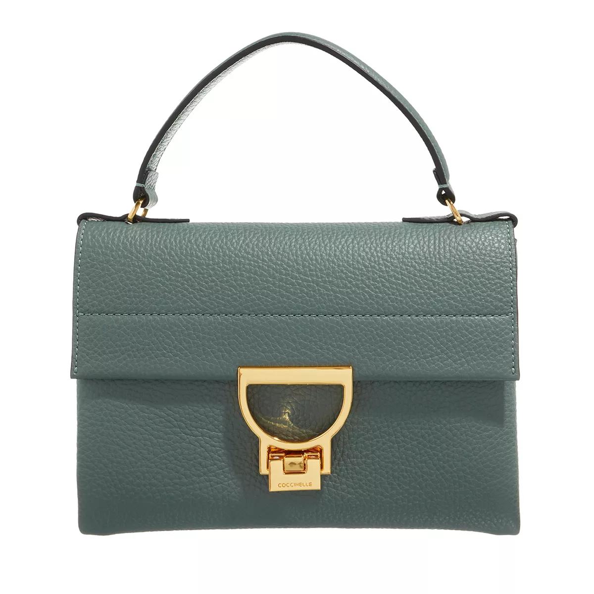 Coccinelle Arlettis Kale Green Satchel