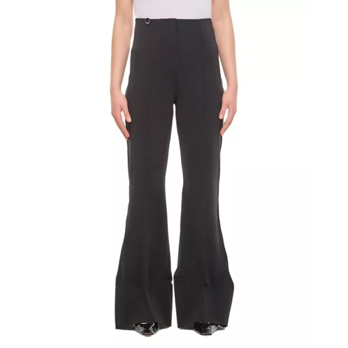 Jacquemus High-Waisted Bell Bottom Pant Black 