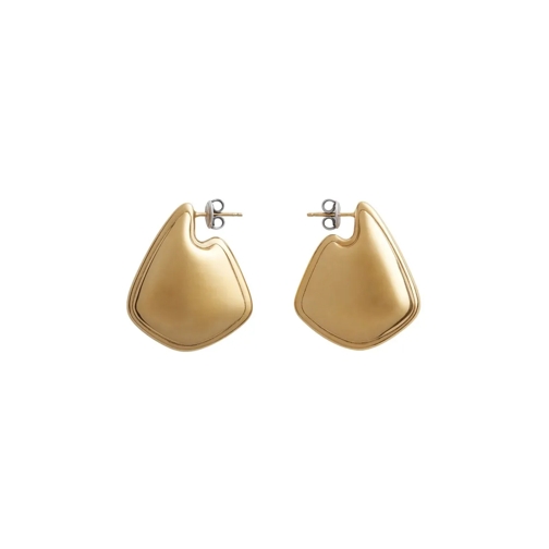 Bottega Veneta Oorsteker Fin Bicolor Earrings Gold