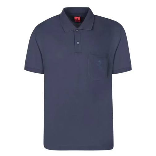 Ferrari Short Sleeves Polo Shirt Blue 