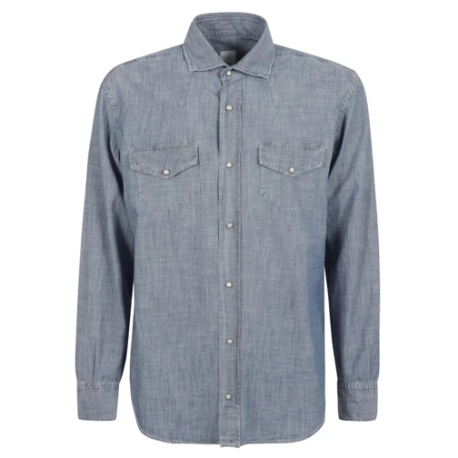 Eleventy Denim Shirt Blue 