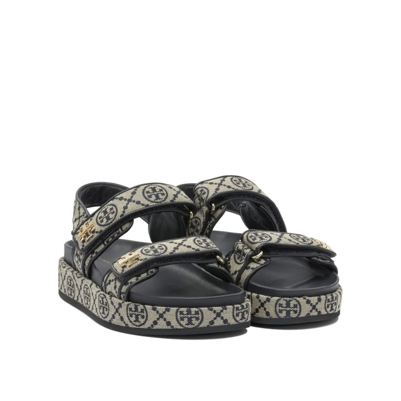 Tory Burch Sandalen Kira Sport Sandals With Adjustable Straps Grey(Image 3)