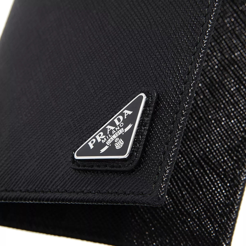 Prada Bi-Fold-Portemonnaie Geldbörse schwarz(Image 4)