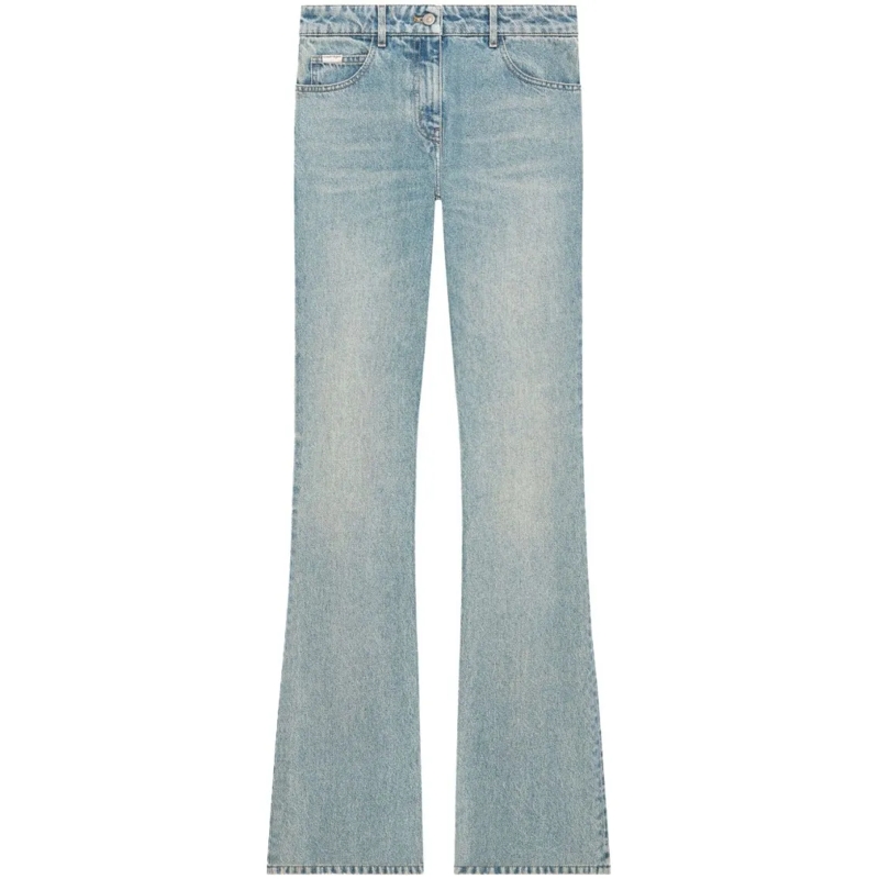 Courrèges Jeans Light Blue Denim Jeans Grey