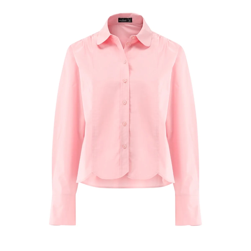 VAN LAACK Bluse Bluse Modern Fit Uni rot