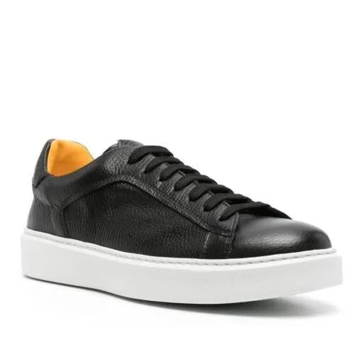 Doucal%27s Low-Top Sneaker - Round-Toe Leather Sneakers - Gr. 41 (EU) - in Schwarz - für Damen