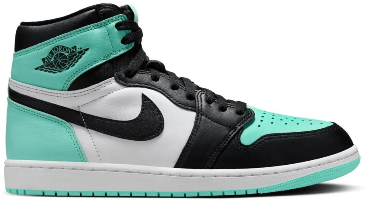 Thumbnail - Nike Low-Top Sneaker - Air Jordan 1 Retro High Og 'Green Glow' Sneakers - Gr. 47_5 - in Bunt - für Damen