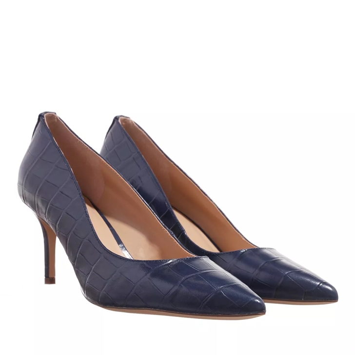 Pointed best sale navy heels