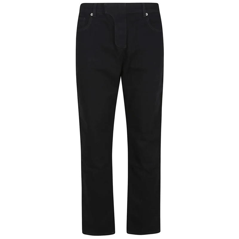 Balmain Jeans Straight-Leg Black Denim Jeans Black