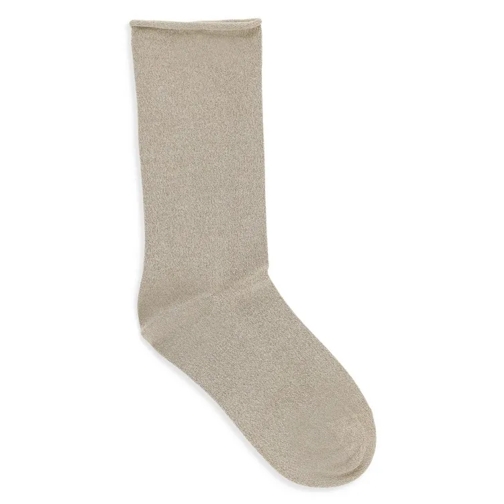 Brunello Cucinelli Beige Cucinelli Viscose Socks Grey 