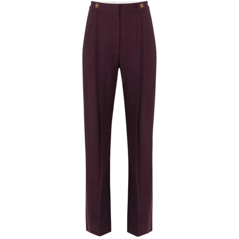 Elisabetta Franchi  Trousers Merlot rot