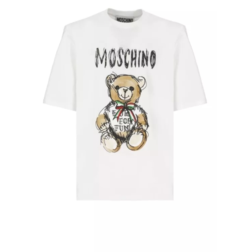 Moschino T-Shirt With Logo White 