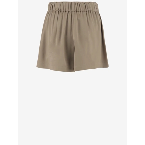 Sa Su Phi Legere Shorts Valentina Silk And Viscose Shorts Green (Image 2)
