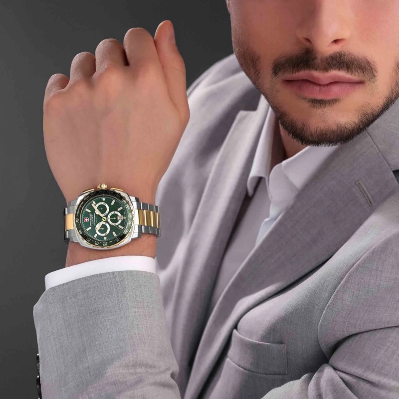 Swiss Military Hanowa Automatikuhr Quarzuhr Speedwell gold(Image 5)