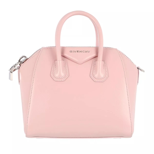 Givenchy Small Antigona Bag With Tag Effect Heart Blush Pink Sporta