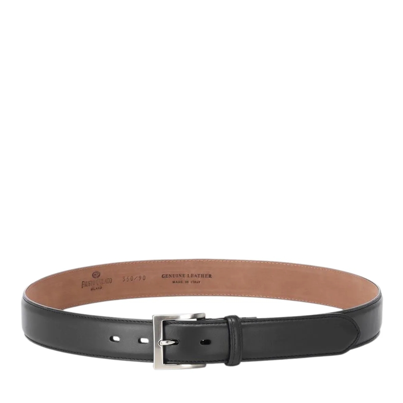 Fausto Colato Ceinture Gürtel Vitello schwarz