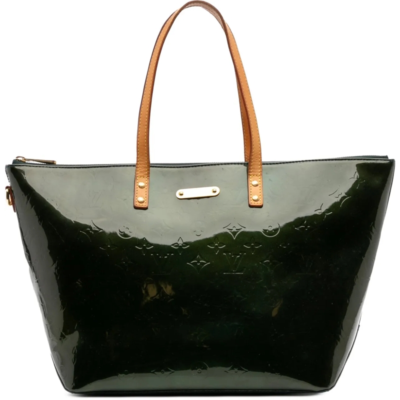 Louis Vuitton Fourre-tout Monogram Vernis Bellevue GM grün