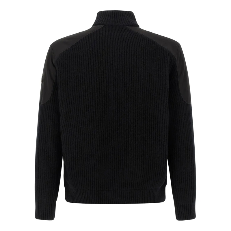 Moose Knuckles Veste de transition 'Magnus Knit Hybrid' Bomber Jacket Black(Image 4)